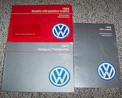1988 Volkswagen Vanagon & Transporter Owner's Manual Set