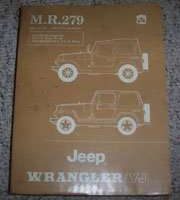 1988 Jeep Wrangler Owner's Manual