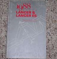 1988 Dodge Lancer Owner's Manual