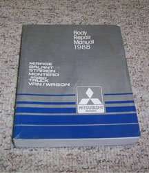 1988 Mitsubishi Starion Body Repair Manual
