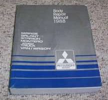 1988 Mitsubishi Truck Body Repair Manual