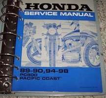 1989 Honda PC800 Pacific Coast Shop Service Repair Manual