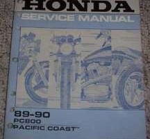 1989 Honda Pacific Coast PC800 Motorcycle Service Manual