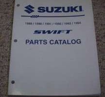 1990 Suzuki Swift Parts Catalog