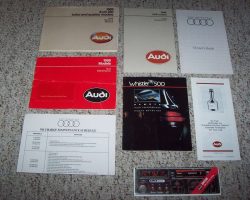 1989 Audi 200 Turbo Owner's Manual Set