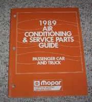 1989 Chrysler Conquest Air Conditioning & Service Parts Guide