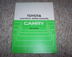 1989 Toyota Camry Electrical Wiring Diagram Manual