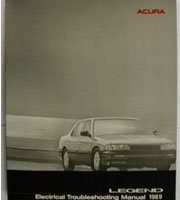 1989 Acura Legend Electrical Wiring Diagram Manual