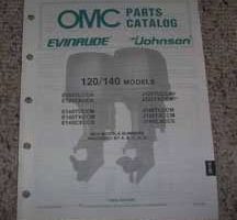 1989 Johnson Evinrude 120 & 140 HP Models Parts Catalog