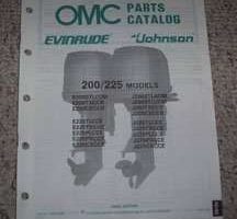 1989 Johnson Evinrude 200 & 225 HP Models Parts Catalog