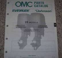 1989 Johnson Evinrude 28 HP Models Parts Catalog