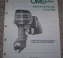 1989 OMC Sea Drive 3.0L Parts Catalog
