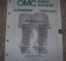 1989 Johnson Evinrude 40 & 50 HP Models Parts Catalog