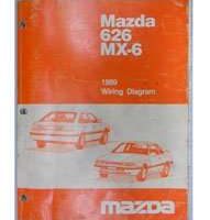 1989 Mazda 626 & MX-6 Wiring Diagram Manual