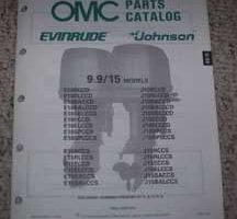 1989 Johnson Evinrude 9.9 & 15 HP Models Parts Catalog