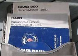 1989 Saab 900 Owner's Manual