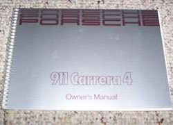 1989 Porsche 911 Carrera 4 Owner's Manual