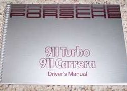1989 Porsche 911 Turbo & 911 Carrera Owner's Manual