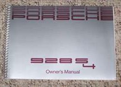 1989 Porsche 928 S4 Owner's Manual