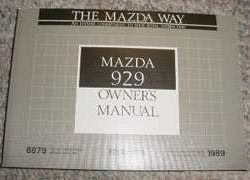 1989 Mazda 929 Owner's Manual
