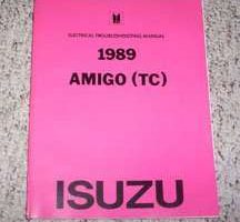 1989 Isuzu Amigo Electrical Wiring Diagram Troubleshooting Manual