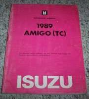 1989 Isuzu Amigo Service Manual Supplement
