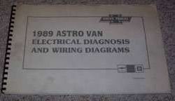 1989 Chevrolet Astro Van Large Format Electrical Diagnosis & Wiring Diagrams Manual