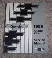 1989 Chevrolet Astro Service Manual