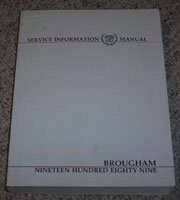 1989 Cadillac Brougham Service Manual