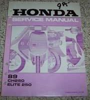 1989 Honda Elite 250 CH250 Motorcycle Shop Service Manual