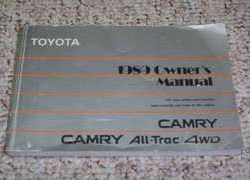 1989 Toyota Camry & Camry All-Trac/4WD Owner's Manual
