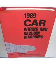 1989 Ford Mustang Large Format Wiring Diagrams Manual