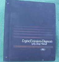1989 Ford Econoline E-150, E-250 & E-350 Engine/Emission Diagnosis Service Manual