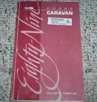 1989 Dodge Caravan & Grand Caravan Owner's Manual