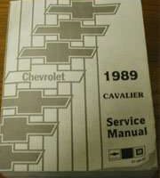 1989 Chevrolet Cavalier Service Manual