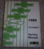 1989 Chevrolet Celebrity Service Manual