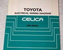 1989 Toyota Celica Electrical Wiring Diagram Manual