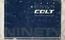 1989 Plymouth Colt Owner's Manual