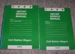 1989 Dodge Colt Station Wagon Service Manual