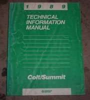 1989 Dodge Colt Technical Information Manual