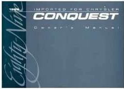 1989 Chrysler Conquest Owner's Manual