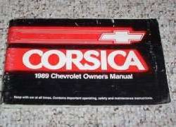 1989 Chevrolet Corsica Owner's Manual