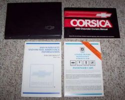 1989 Chevrolet Corsica Owner's Manual Set