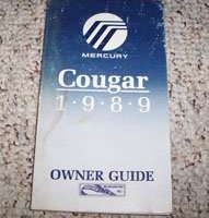1989 Mercury Cougar Owner's Manual