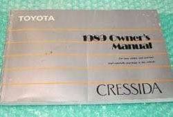 1989 Toyota Cressida Owner's Manual