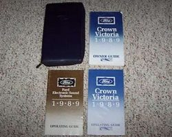1989 Ford Crown Victoria & Country Squire Owner's Manual Set