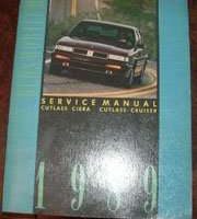 1989 Oldsmobile Cutlass Ciera & Cutlass Cruiser Service Manual