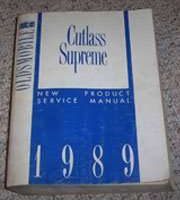 1989 Oldsmobile Cutlass Supreme New Product Service Manual