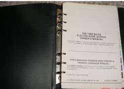 1989 Buick Electra, Park Avenue Owner's Manual
