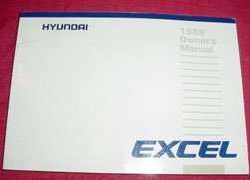 1989 Hyundai Excel Owner's Manual